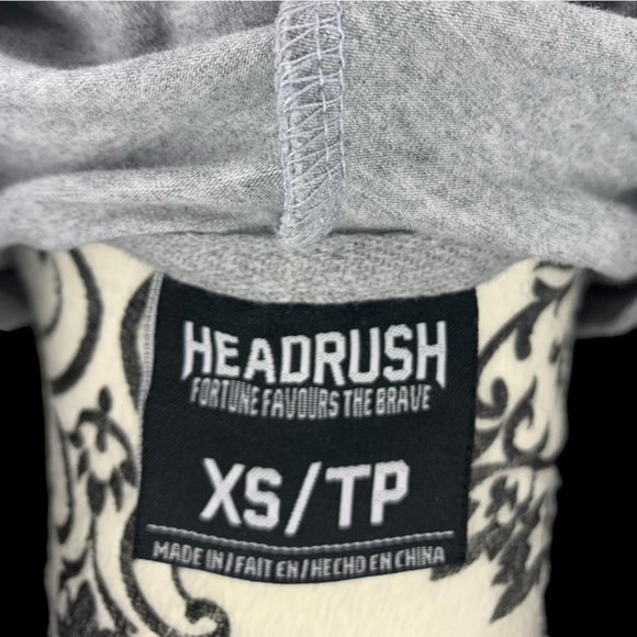 HEADRUSH Women’s Long Sleeve Crop with Front tie- XSmall - Picture 5 of 5